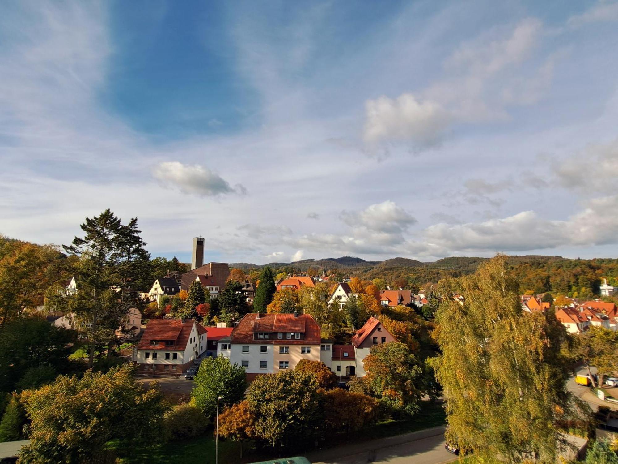 Ferienwohnung Das Kleine Penthouse Mit Kamin Bad Sachsa Exterior foto